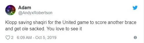 LIVERPOOL FANS ARE CALLING FOR SHAQIRI TO START AGAINST MAN UNITED - Bóng Đá