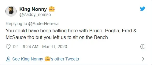 Manchester United: Fans react to Ander Herrera’s Twitter post - Bóng Đá