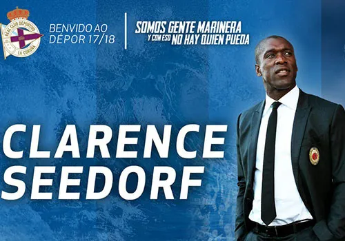 Clarence Seedorf bị vây chặt trên đường đến chậm chức HLV Deportivo - Bóng Đá