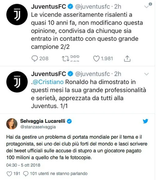 Bênh vực Ronaldo, Juventus bị truyền thông móc mỉa - Bóng Đá