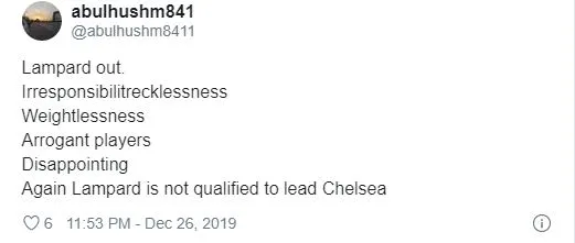 ‘Taking us nowhere’ – Some Chelsea fans slam man who ‘doesn’t know what he’s doing’ - Lampard - Bóng Đá