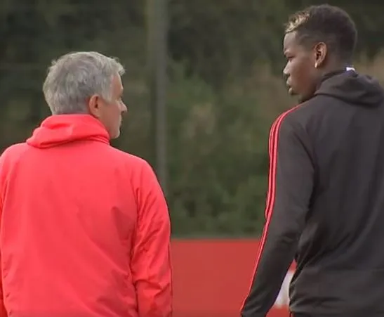 fan man utd biết pogba nói gì với mourinho trên sân tập - Bóng Đá