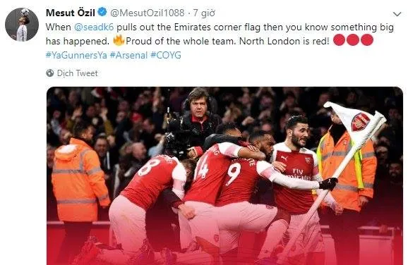 Bị khiêu khích, và đây là phản ứng của cầu thủ Arsenal sau trận - Bóng Đá