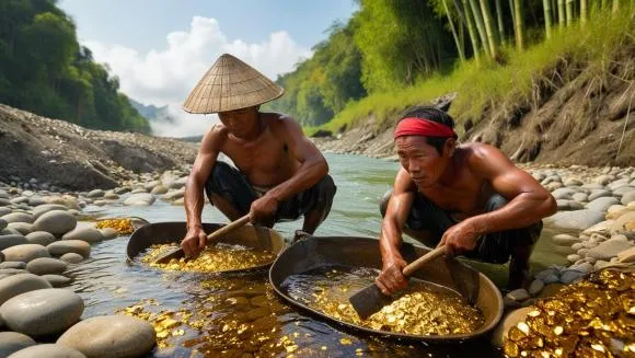 Có một 'dòng suối chứa 5 tấn vàng' nhưng không ai dám khai thác, vì sao vậy?