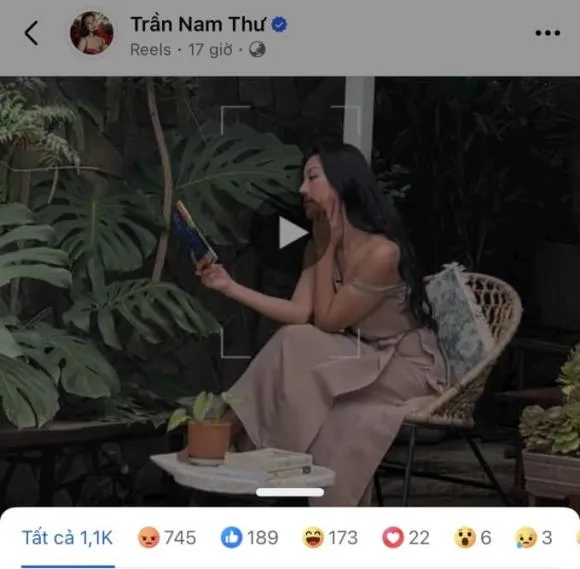 Nam Thư đã ngay lập tức có hành động giới hạn bình luận ở các bài viết. 