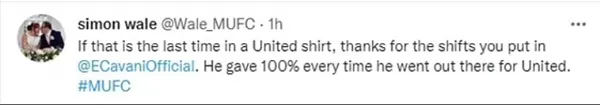 Was Edinson Cavani saying goodbye? Manchester United fans fear the Uruguayan striker is set to leave the club in January  - Bóng Đá