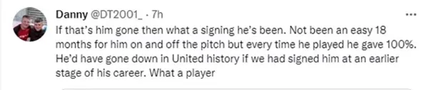 Was Edinson Cavani saying goodbye? Manchester United fans fear the Uruguayan striker is set to leave the club in January  - Bóng Đá