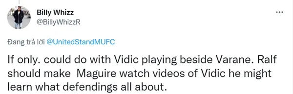 'I'd take him over Maguire': Man United fans react to Sky Sports mistakenly announces Vidic available for Leeds game - Bóng Đá