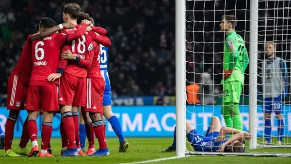 Cận cảnh Bayern giành chiến thắng kịch tính trước Hertha Berlin - Bóng Đá