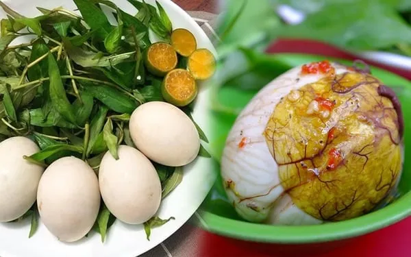 Luộc trứng vịt lộn ngon