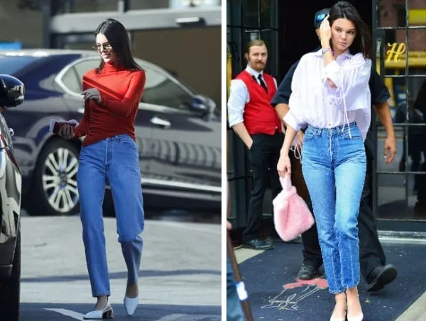 Những đôi giày mũi nhọn gây ấn tượng ở nét nữ tính, mix cùng quần jeans sẽ giúp nàng có vẻ ngoài trẻ trung nhưng không kém phần thanh lịch, yêu kiều. 