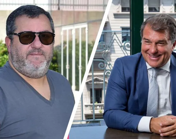 Meeting confirmed between Barça president Joan Laporta and Mino Raiola - Bóng Đá