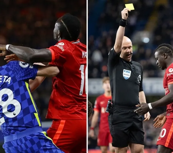 VAR explanation for not sending off Sadio Mane despite Cesar Azpilicueta fury - Bóng Đá