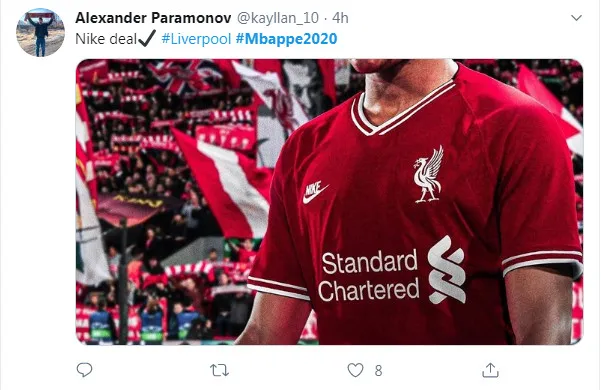 Có Nike hậu thuẫn, CĐV Liverpool