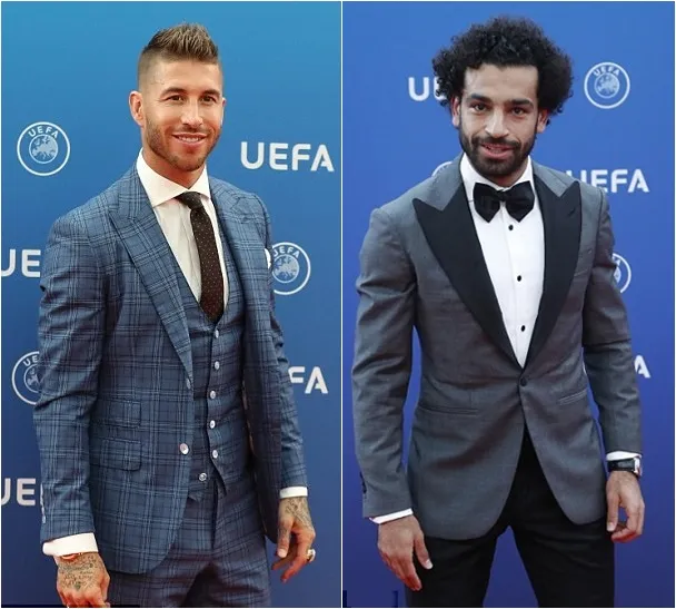 phản ứng của Salah khi gặp lại Ramos? - Bóng Đá