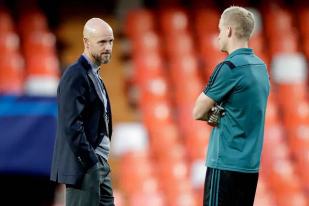 Van de beek on Ten Hag - Bóng Đá