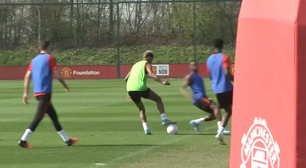 Five things spotted in Manchester United training as Marcus Rashford shows silky skills - Bóng Đá