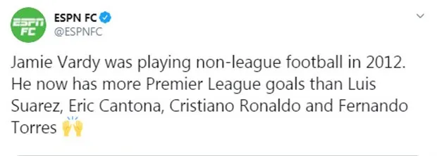 Những cái nhất của Vardy tại Premier League mùa này - Bóng Đá