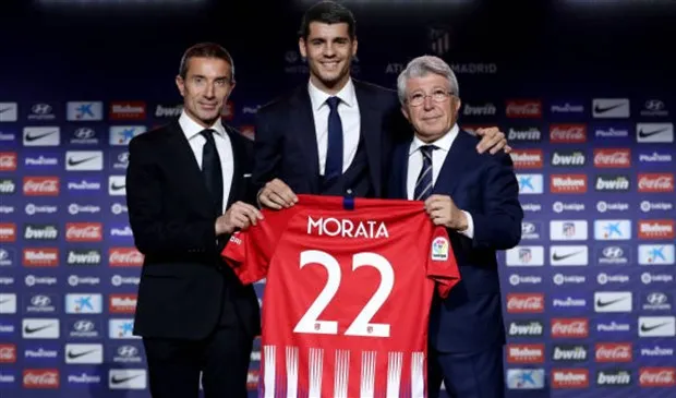 Morata 'đỏ mặt' nhìn ảnh cũ trong ngày ra mắt Atletico - Bóng Đá