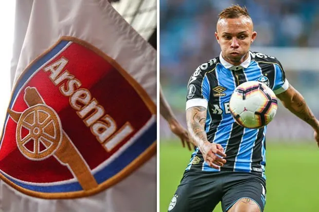 Arsenal đạt thỏa thuận với Everton Soares - Bóng Đá