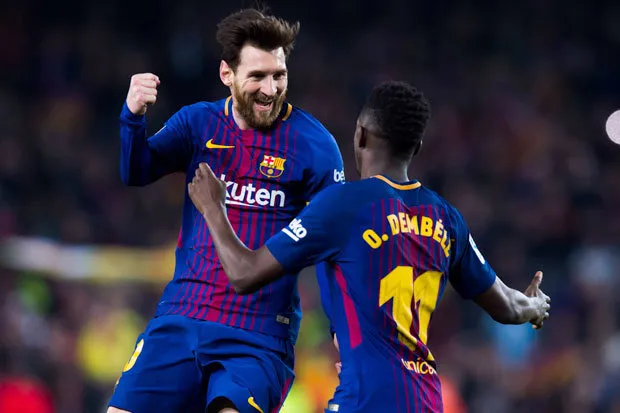 Braithwaite: Messi is something else, but I've never seen anything like Dembele! - Bóng Đá