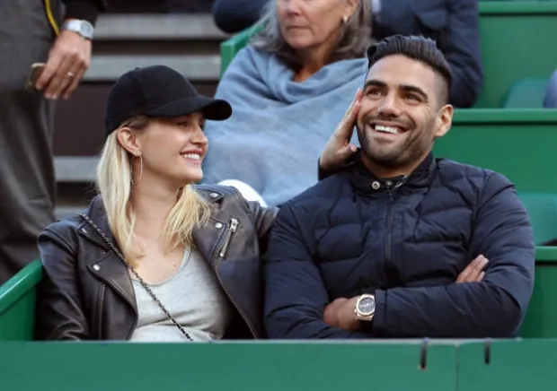 Vợ chồng Radamel Falcao tình tứ đi xem Monte Carlo Masters - Bóng Đá