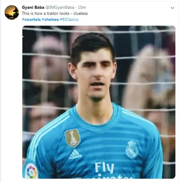 Fan Chelsea hả hê chứng kiến Courtois 'nhặt bóng' tại Real - Bóng Đá