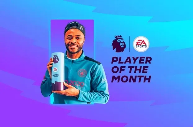 Sterling wins EA SPORTS Player of the Month award - Bóng Đá