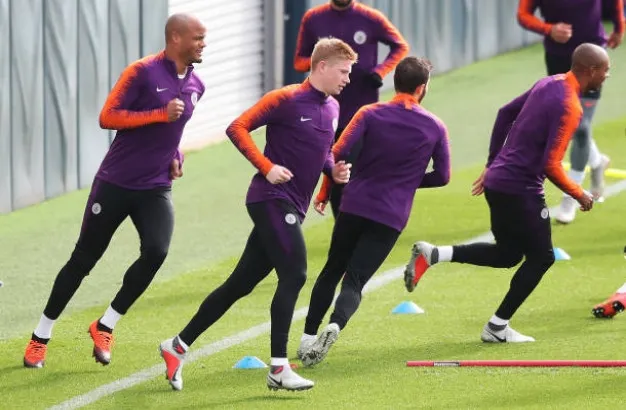 De Bruyne trở lại, Aguero vẫn bình thường trước tin đồn chấn thương - Bóng Đá