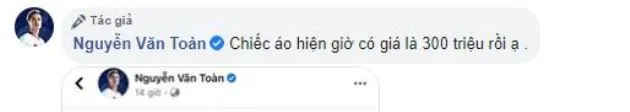 Vừa đăng bán, áo đấu của Văn Toàn đã có giá cực khủng - Bóng Đá