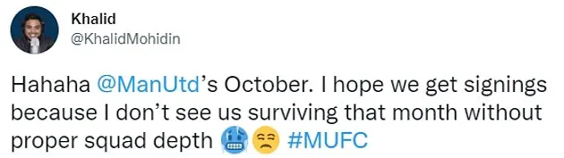 'We're not getting to November alive!': Man United fans panicking at 'HORRID' October fixtures - Bóng Đá