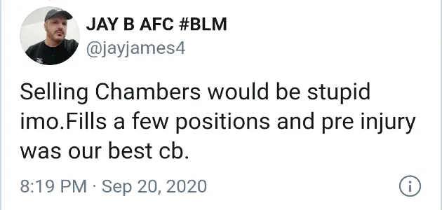 Arsenal fans react to West Ham's interest for Chambers - Bóng Đá