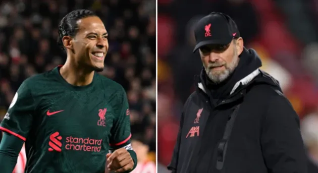 Jurgen Klopp explains why Virgil van Dijk was substituted and criticises referee in Liverpool’s loss to Brentford - Bóng Đá