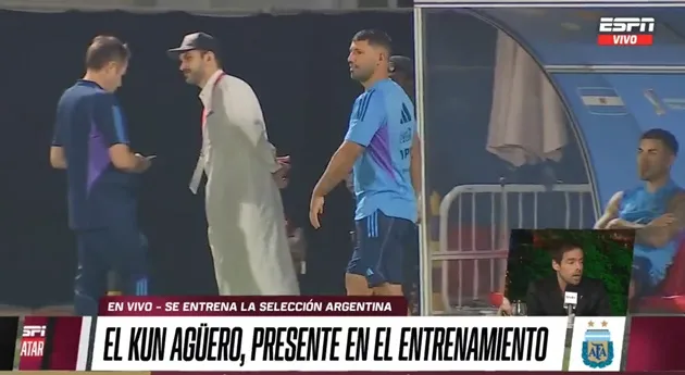 Kun Aguero had some light training with Argentina - Bóng Đá