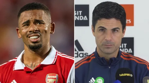 Arsenal boss Mikel Arteta reveals how Gabriel Jesus has reacted to being axed by Brazil - Bóng Đá