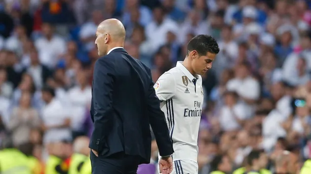 Is James and Zidane's relationship beyond repair? - Bóng Đá