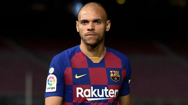 Barcelona 'looking' for options to sell Martin Braithwaite - Bóng Đá