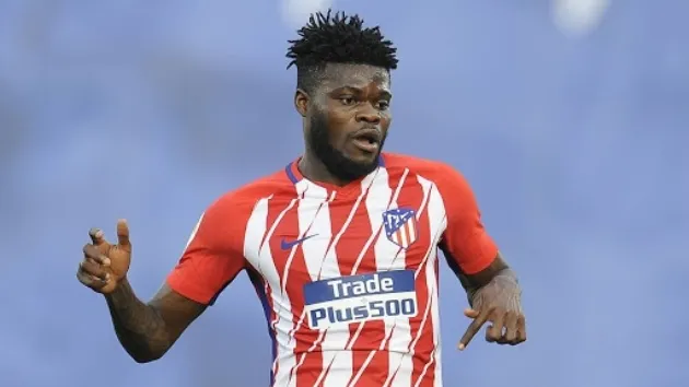 Thomas trains on the eve of Atletico Madrid's quarter-final - Bóng Đá