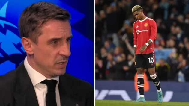 Gary Neville slams Marcus Rashford and Jesse Lingard after limp cameos off the bench in Man City defeat - Bóng Đá