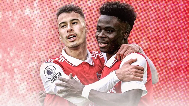 Gabriel Martinelli and Bukayo Saka - Bóng Đá