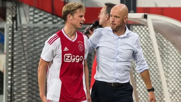 Frenkie de Jong không có mối quan hệ đặc biệt với Ten Hag như báo giới đồn thổi - Bóng Đá