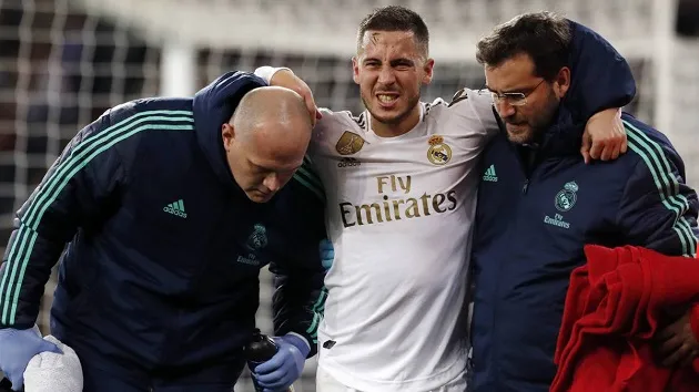 Kinh hoàng với số lượng chấn thương mà Hazard đã trải qua tại Real Madrid - Bóng Đá