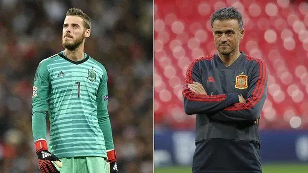 David de Gea 'is ANNOYED and upset at being left out of Spain's recent friendlies by Luis Enrique' - Bóng Đá