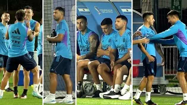 Kun Aguero had some light training with Argentina - Bóng Đá