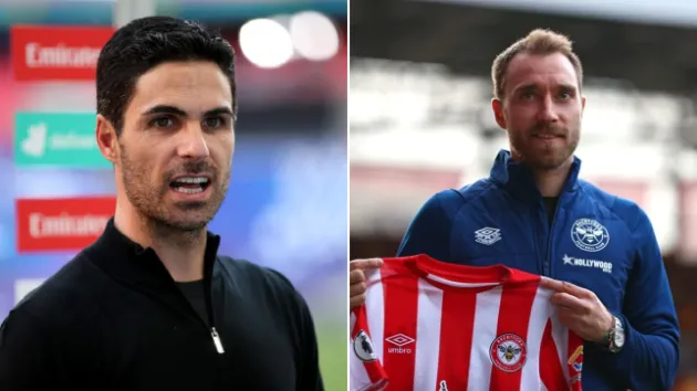 Arsenal boss Mikel Arteta says Christian Eriksen’s return is ‘great news for football’ ahead of possible Brentford debut - Bóng Đá