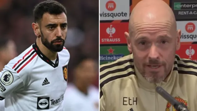 Erik ten Hag confirms he trusts Bruno Fernandes as Manchester United captain and leader - Bóng Đá