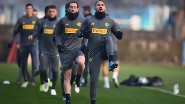 ảnh Inter Milan tập - Bóng Đá