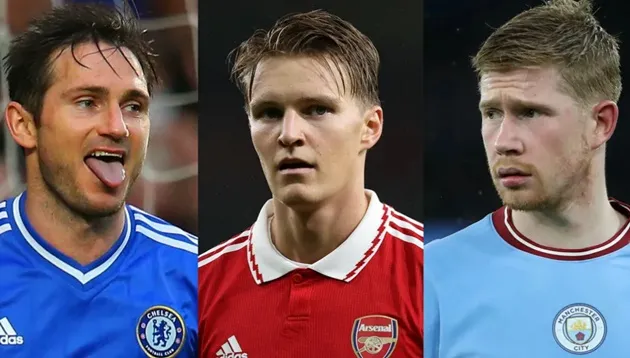 Martin Odegaard playing at the level of David Silva, Frank Lampard & Kevin De Bruyne - Bóng Đá