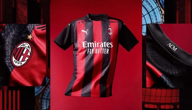 The new Milan home kit - Bóng Đá