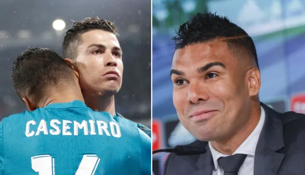 Casemiro sends message to Cristiano Ronaldo over his Manchester United future and targets Premier League title - Bóng Đá